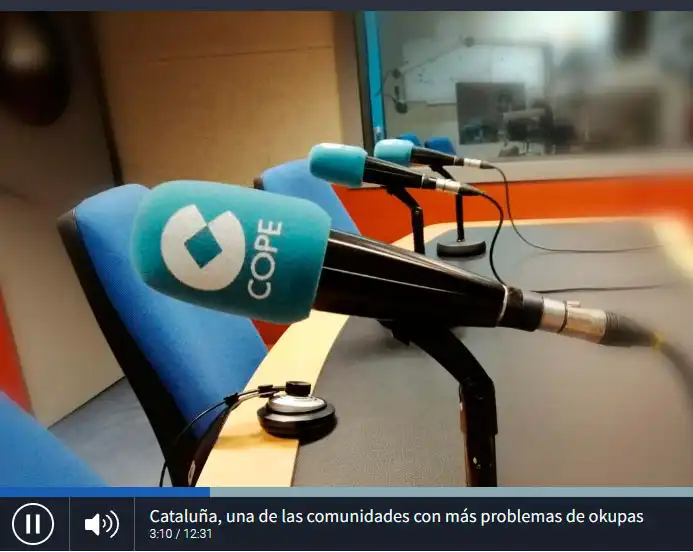 Artículo de la COPE sobre Fuera Okupas